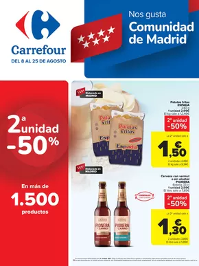 Catálogo Carrefour en Madrid | 2ªUD. AL -50%  | 2025-08-08T00:00:00.000Z - 2025-08-25T00:00:00.000Z