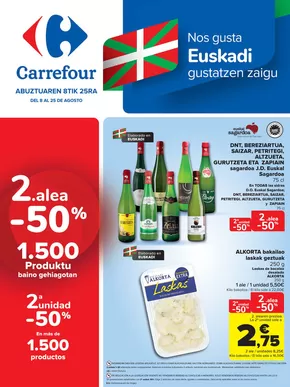 Catálogo Carrefour en Sestao | REGIONAL (Articulos locales de Alimentación, dulces, bebidas) | 2025-08-08T00:00:00.000Z - 2025-08-25T00:00:00.000Z