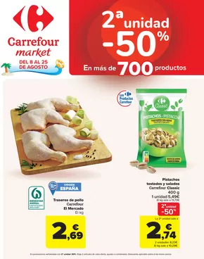 Catálogo Carrefour Market en Nuevo Baztán | 2ªunidad -70% En más de 700 productos | 2025-08-08T00:00:00.000Z - 2025-08-25T00:00:00.000Z