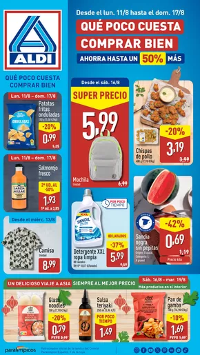 Catálogo ALDI en Almadén | Qué poco cuesta comprar bien | 2025-08-11T00:00:00.000Z - 2025-08-17T00:00:00.000Z