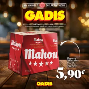 Catálogo Gadis en Medina del Campo | Precios válidos del 7 al 20 de agosto de 2025 | 2025-08-07T00:00:00.000Z - 2025-08-20T00:00:00.000Z