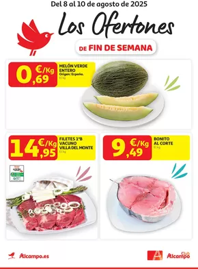 Del 8 al 10 de agosto