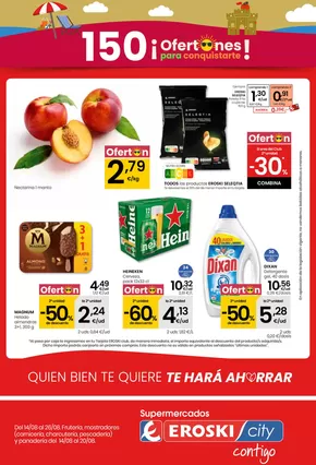 Catálogo Eroski en Palencia | ¡OFERTONES para conquistarte! EROSKI CITY | 2025-08-14T00:00:00.000Z - 2025-08-27T00:00:00.000Z