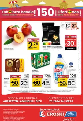 Catálogo Eroski en Donostia-San Sebastián | ESKAINTZA handia! EROSKI SUPERMERCADOS EROSKI | 2025-08-14T00:00:00.000Z - 2025-08-27T00:00:00.000Z