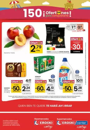 Catálogo Eroski en Málaga | ¡OFERTONES para conquistarte! EROSKI | 2025-08-14T00:00:00.000Z - 2025-08-27T00:00:00.000Z