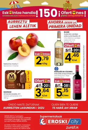 Catálogo Eroski en Leioa | ¡OFERTONES para conquistarte! EROSKI CITY | 2025-08-14T00:00:00.000Z - 2025-08-27T00:00:00.000Z