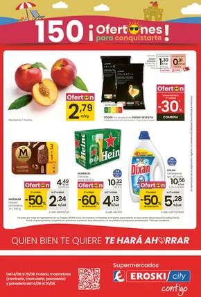 Catálogo Eroski en Palencia | ¡OFERTONES para conquistarte! City Baleares | 2025-08-14T00:00:00.000Z - 2025-08-27T00:00:00.000Z