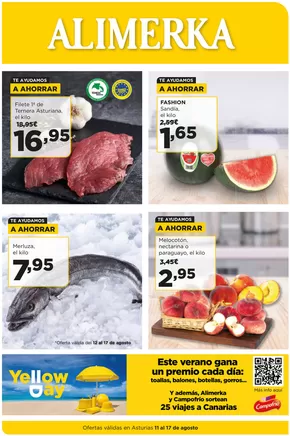 Catálogo Alimerka en San Martín del Rey Aurelio | Semanal del - Asturias | 2025-08-11T00:00:00.000Z - 2025-08-17T00:00:00.000Z