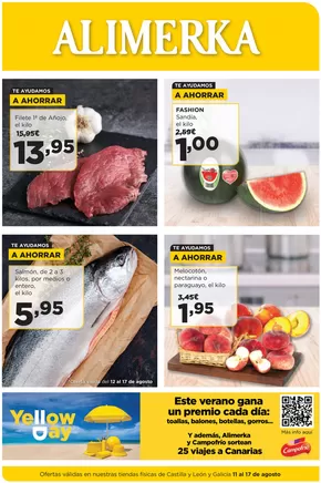 Catálogo Alimerka | Semanal del - Castilla y León y Galicia | 2025-08-11T00:00:00.000Z - 2025-08-17T00:00:00.000Z