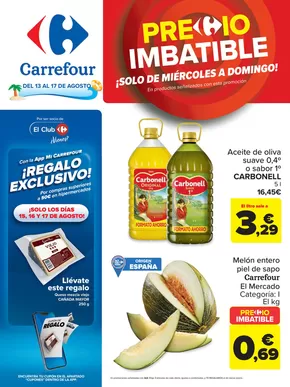Catálogo Carrefour en Vigo | PRECIO IMBATIBLE | 2025-08-13T00:00:00.000Z - 2025-08-17T00:00:00.000Z