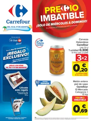 Catálogo Carrefour en Málaga | PRECIO IMBATIBLE | 2025-08-13T00:00:00.000Z - 2025-08-17T00:00:00.000Z