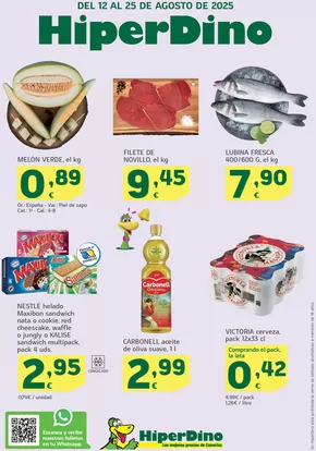 Ofertas desde el 12 de agosto