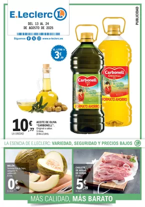 Catálogo E.Leclerc en Cañamaque | E.Leclerc del 13 al 24 de agosto | 2025-08-13T00:00:00.000Z - 2025-08-24T00:00:00.000Z
