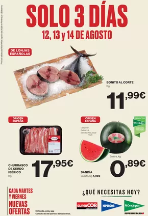 Catálogo Supercor en Valladolid | Precios válidos del 12 al 14 de agosto de 2025 en Península y Baleares | 2025-08-12T00:00:00.000Z - 2025-08-14T00:00:00.000Z