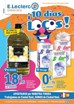 Catálogo E.Leclerc en Madrid | Especial Días LOCOS | 2025-08-12T00:00:00.000Z - 2025-08-23T00:00:00.000Z