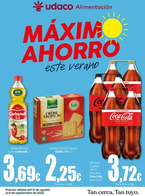 Máximo Ahorro este verano en UDACO 