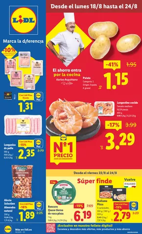Catálogo Lidl en La Palma | № 1 PRECIO - Ofertas válidas del 18/08 al 24/08 | 2025-08-18T00:00:00.000Z - 2025-08-24T00:00:00.000Z
