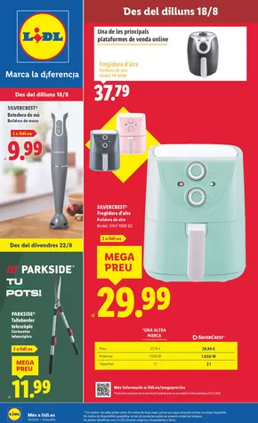 Catálogo Lidl en Viladecans | ¡Bazar Lidl! Ofertas válidas del 18/08 al 24/08 | 2025-08-18T00:00:00.000Z - 2025-08-24T00:00:00.000Z