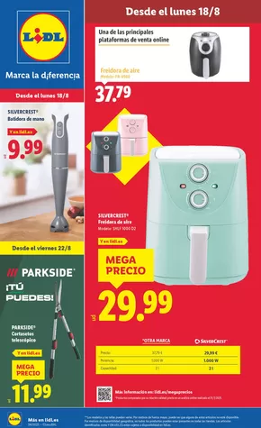 Catálogo Lidl en Vigo | ¡Bazar Lidl! Ofertas válidas del 18/08 al 24/08 | 2025-08-18T00:00:00.000Z - 2025-08-24T00:00:00.000Z