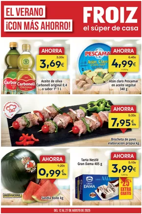 Catálogo Froiz en Vigo | EL VERANO ¡con más ahorro! | 2025-08-13T00:00:00.000Z - 2025-08-27T00:00:00.000Z