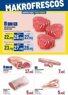 Makro Fresco Cataluña