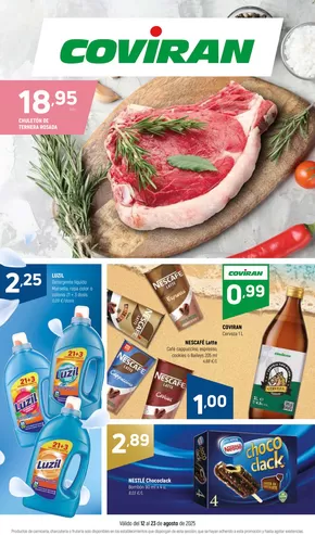Catálogo Coviran en Carmonita | Válido del 12 al 23 de agosto de 2025 | 2025-08-13T00:00:00.000Z - 2025-08-23T00:00:00.000Z