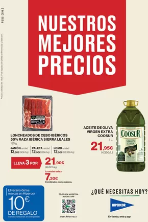 Catálogo Hipercor en Valladolid | Nuestros Mejores Precios | 2025-08-14T00:00:00.000Z - 2025-08-27T00:00:00.000Z