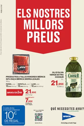 Catálogo Hipercor | Els Nostres Millors Preus | 2025-08-14T00:00:00.000Z - 2025-08-27T00:00:00.000Z