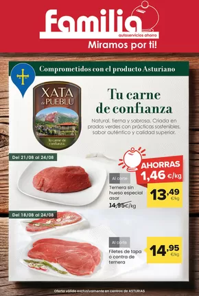 Catálogo Autoservicios Familia en Santa Marta de Tormes | Comprometidos con el producto Asturiano | 2025-08-18T00:00:00.000Z - 2025-08-24T00:00:00.000Z