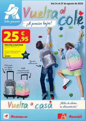 Catálogo Alcampo en Huesca | Vuelta al Cole | 2025-08-15T00:00:00.000Z - 2025-08-27T00:00:00.000Z