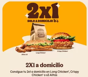 Catálogo Burger King en Bilbao | 2X1 a domicilio | 2025-08-15T00:00:00.000Z - 2025-09-01T00:00:00.000Z