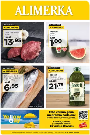 Catálogo Alimerka en Trobajo del Camino | Semanal del - Castilla y León y Galicia | 2025-08-18T00:00:00.000Z - 2025-08-24T00:00:00.000Z