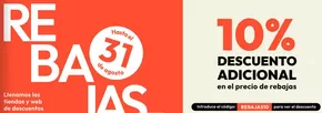 10% DESCUENTO ADICIONAL en el precio de rebajas