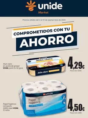 Catálogo Unide Market en Basauri | UNIDE comprometidos con tu Ahorro | 2025-09-04T00:00:00.000Z - 2025-09-10T00:00:00.000Z