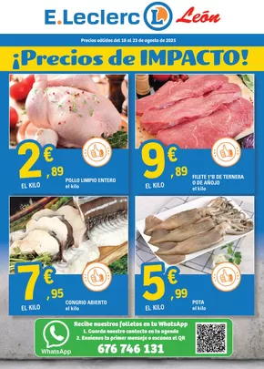 Catálogo E.Leclerc en Madrid | ¡Precios de Impacto! | 2025-08-19T00:00:00.000Z - 2025-08-23T00:00:00.000Z