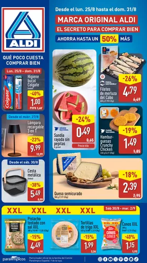 Catálogo ALDI en Campos | Qué poco cuesta comprar bien | 2025-08-25T00:00:00.000Z - 2025-08-31T00:00:00.000Z