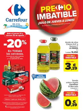 Catálogo Carrefour en Fuenlabrada | PRECIO IMBATIBLE | 2025-08-21T00:00:00.000Z - 2025-08-25T00:00:00.000Z