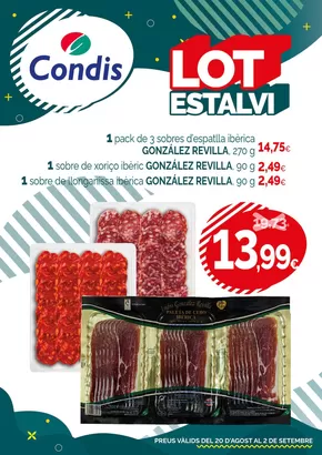Catálogo Condis en Molins de Rei | PREUS VÀLIDS DEL 20 D'AGOST AL 2 DE SETEMBRE | 2025-08-20T00:00:00.000Z - 2025-09-02T00:00:00.000Z