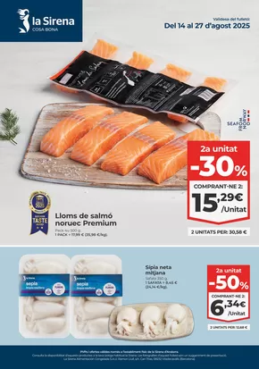Catálogo La Sirena en Seu d Urgell | Del 14 al 27 d’agost 2025 | 2025-08-20T00:00:00.000Z - 2025-08-27T00:00:00.000Z
