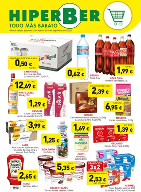Ofertas válidas desde el 21 de Agosto al 10 de Septiembre de 2025