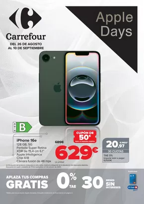 Catálogo Carrefour en Cocentaina | TECNOLOGIA | 2025-08-26T00:00:00.000Z - 2025-09-10T00:00:00.000Z