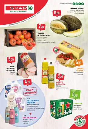 Catálogo SPAR Gran Canaria en Telde |  Oferta válida del 22 de agosto al 4 de septiembre de 2025 | 2025-08-22T00:00:00.000Z - 2025-09-04T00:00:00.000Z