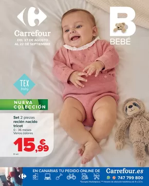 Catálogo Carrefour en Alcalá de Guadaira | BEBE (Pañales, alimentación, sillas, ropa y accesorios) | 2025-08-27T00:00:00.000Z - 2025-09-22T00:00:00.000Z