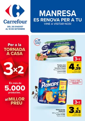 Catálogo Carrefour en Manresa | 3x2 | 2025-08-26T00:00:00.000Z - 2025-09-10T00:00:00.000Z