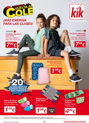 Catálogo KIK en Córdoba | Vuelta al cole | 2025-08-25T00:00:00.000Z - 2025-08-31T00:00:00.000Z