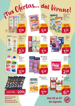 Del 25 al 31 de Agosto