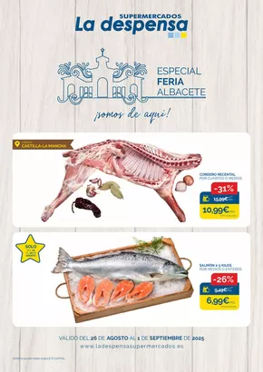 Catálogo Supermercados La Despensa en Albacete | VÁLIDO DEL 26 DE AGOSTO AL 1 DE SEPTIEMBRE DE 2025  | 2025-08-26T00:00:00.000Z - 2025-09-01T00:00:00.000Z