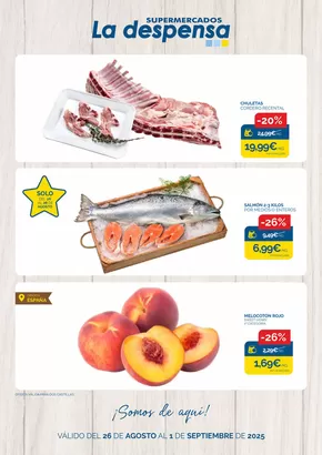 Catálogo Supermercados La Despensa en Pozuelo de Alarcón | VÁLIDO DEL 26 DE AGOSTO AL 1 DE SEPTIEMBRE DE 2025  | 2025-08-26T00:00:00.000Z - 2025-09-01T00:00:00.000Z