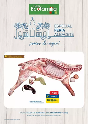 Catálogo Cash Ecofamilia en Torrijos | VÁLIDO DEL 26 DE AGOSTO AL 1 DE SEPTIEMBRE DE 2025  | 2025-08-26T00:00:00.000Z - 2025-09-01T00:00:00.000Z