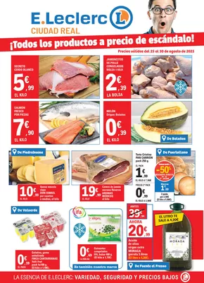 Catálogo E.Leclerc en Aranjuez | LOS MEJORES PRCIOS TODO EL AÑO | 2025-08-26T00:00:00.000Z - 2025-08-30T00:00:00.000Z